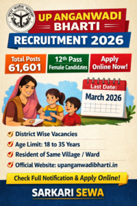 UP Anganwadi Bharti Recruitment 2026