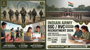 Indian Army SSC / RVC Graduate Recruitment 2026