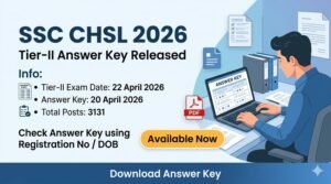SSC CHSL Tier-II Answer Key 2026