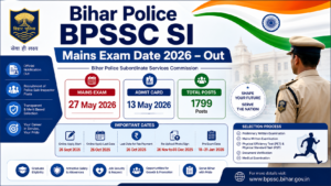 Bihar Police BPSSC SI Mains Exam 2026