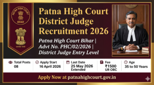 Patna High Court District Judge 