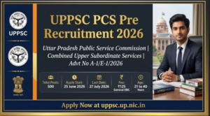 UPPSC Pre Online Form 2026 (500 Posts)