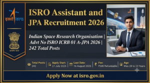 ISRO Assistant Recruitment 2026