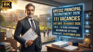 UPESSC Principal Online Form 2026