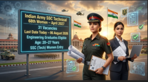 SSC Technical 68th Women Entry 2027