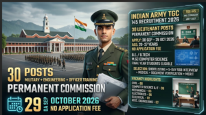 Indian Army TGC 145 Recruitment 2026