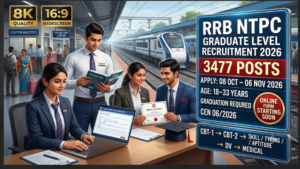 RRB NTPC Graduate Level Recruitment 2026