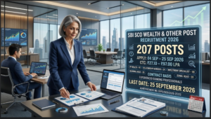 SBI SCO Wealth & Other Post Recruitment 2026