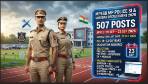 MPESB MP Police Sub Inspector SI & Subedar Recruitment 2026