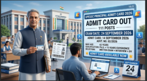 UPESSC Principal Admit Card 2026