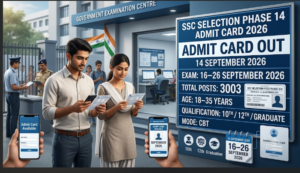 SSC Selection Phase 14 Admit Card 2026