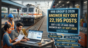 Railway RRB Group D Answer Key 2026, 