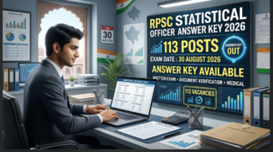 RPSC Statistical Officer Answer Key 2026