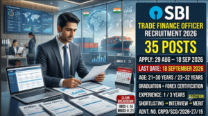 SBI Trade Finance Officer Recruitment 2026