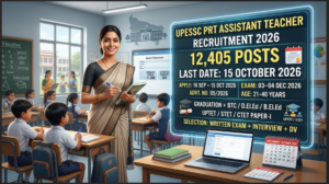 UPESSC PRT Assistant Teacher Recruitment 2026
