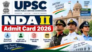UPSC NDA II Admit Card 2026
