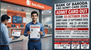 Bank Of Baroda LBO Admit Card 2026