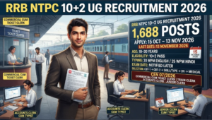 RRB NTPC 10+2 UG Recruitment 2026