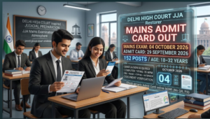  Delhi High Court JJA Mains Admit Card 2026