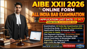 AIBE 22 Online Form 2026