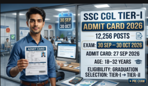 SSC CGL Tier-I Admit Card 2026