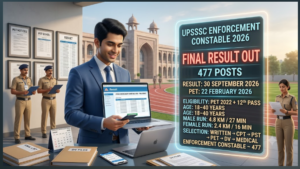 UPSSSC Platoon Commander Eligibility Result 2026