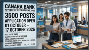 Canara Bank Apprentice Recruitment 2026