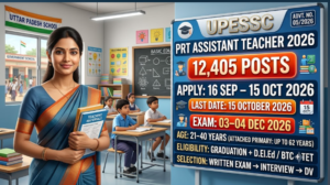 UPESSC PRT Assistant Teacher Recruitment 2026