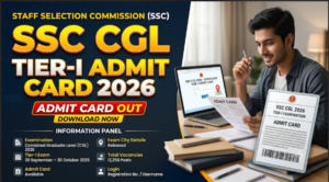 SSC CGL Tier-I Admit Card 2026