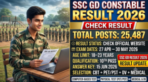 SSC GD Constable Result 2026