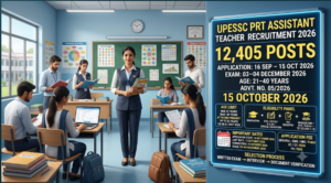 UPESSC PRT Assistant Teacher Recruitment 2026
