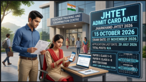 JHTET Admit Card Date 2026
