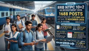 RRB NTPC 10+2 UG Recruitment 2026