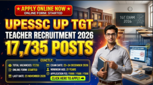 UPESSC UP TGT Recruitment 2026