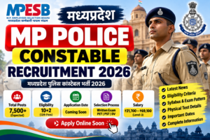 MPESB MP Police Constable Recruitment 2026