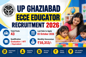 UP Ghaziabad ECCE Educator Recruitment 2026
