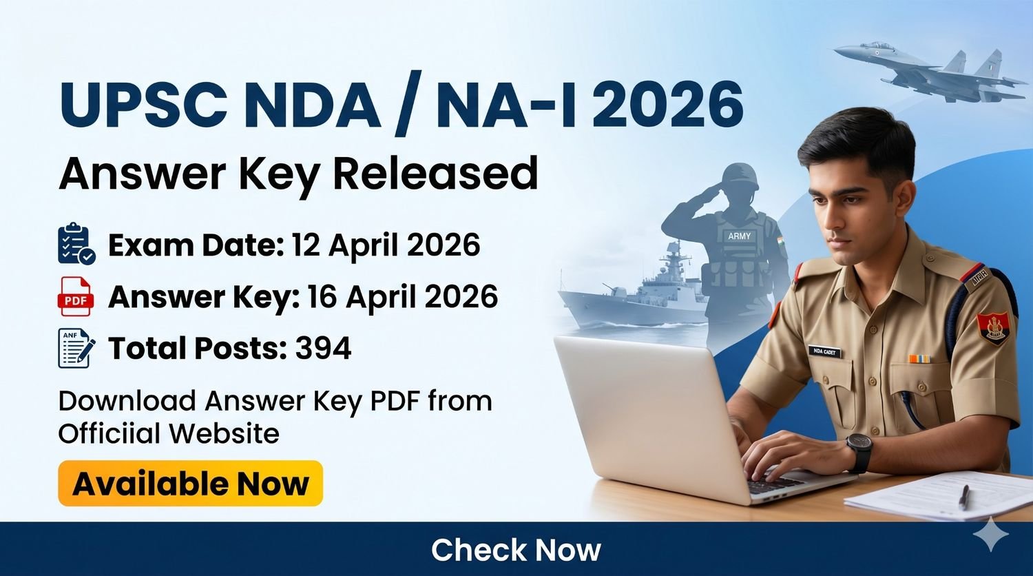 UPSC NDA / NA-I Answer Key 2026
