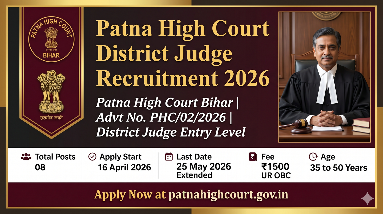 Patna High Court District Judge 2026